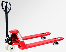 紙箱廠倉庫手動液壓搬運車高效搬運好幫手